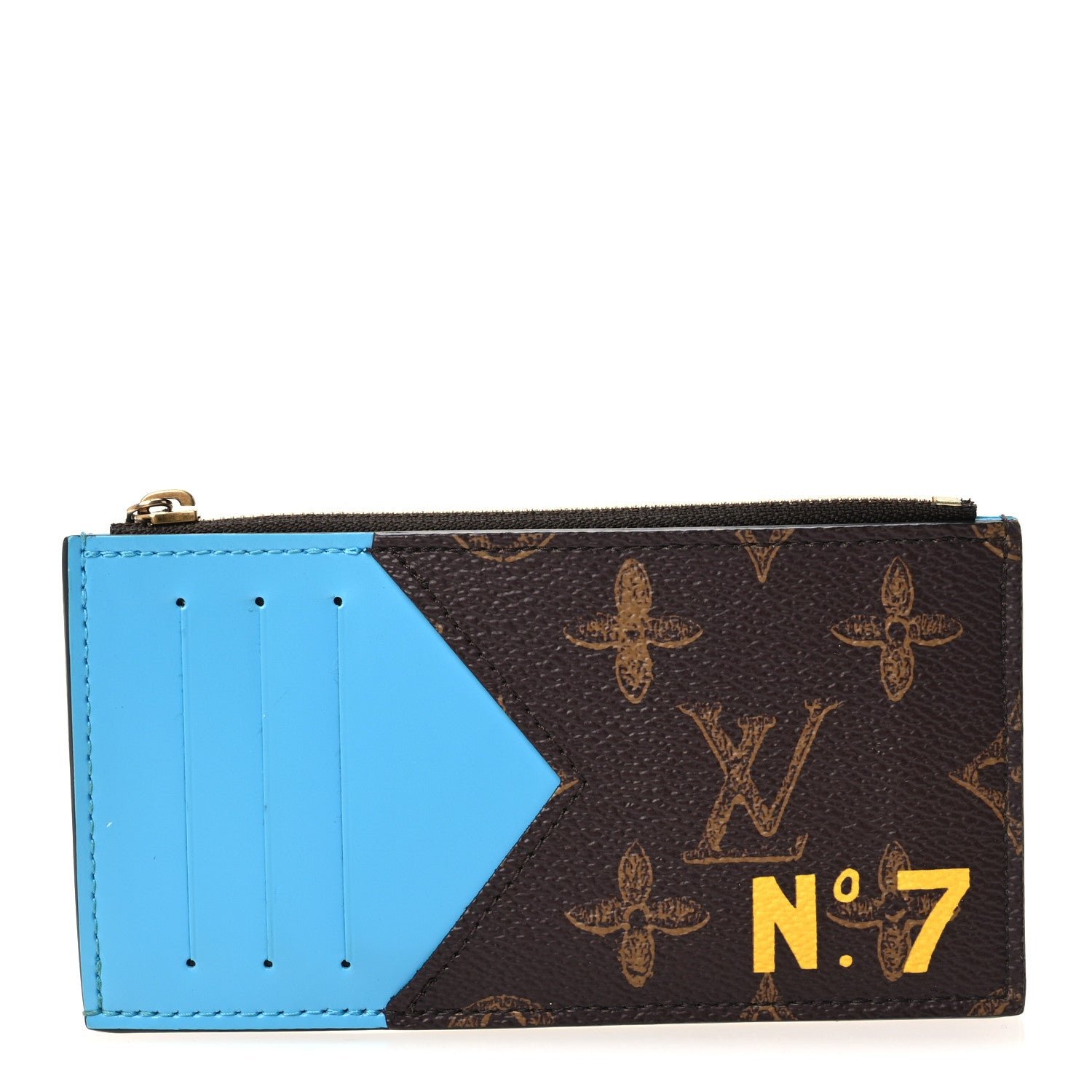 Louis Vuitton Monogram Vintage Calfskin Trunk L'œil Coin Card Holder