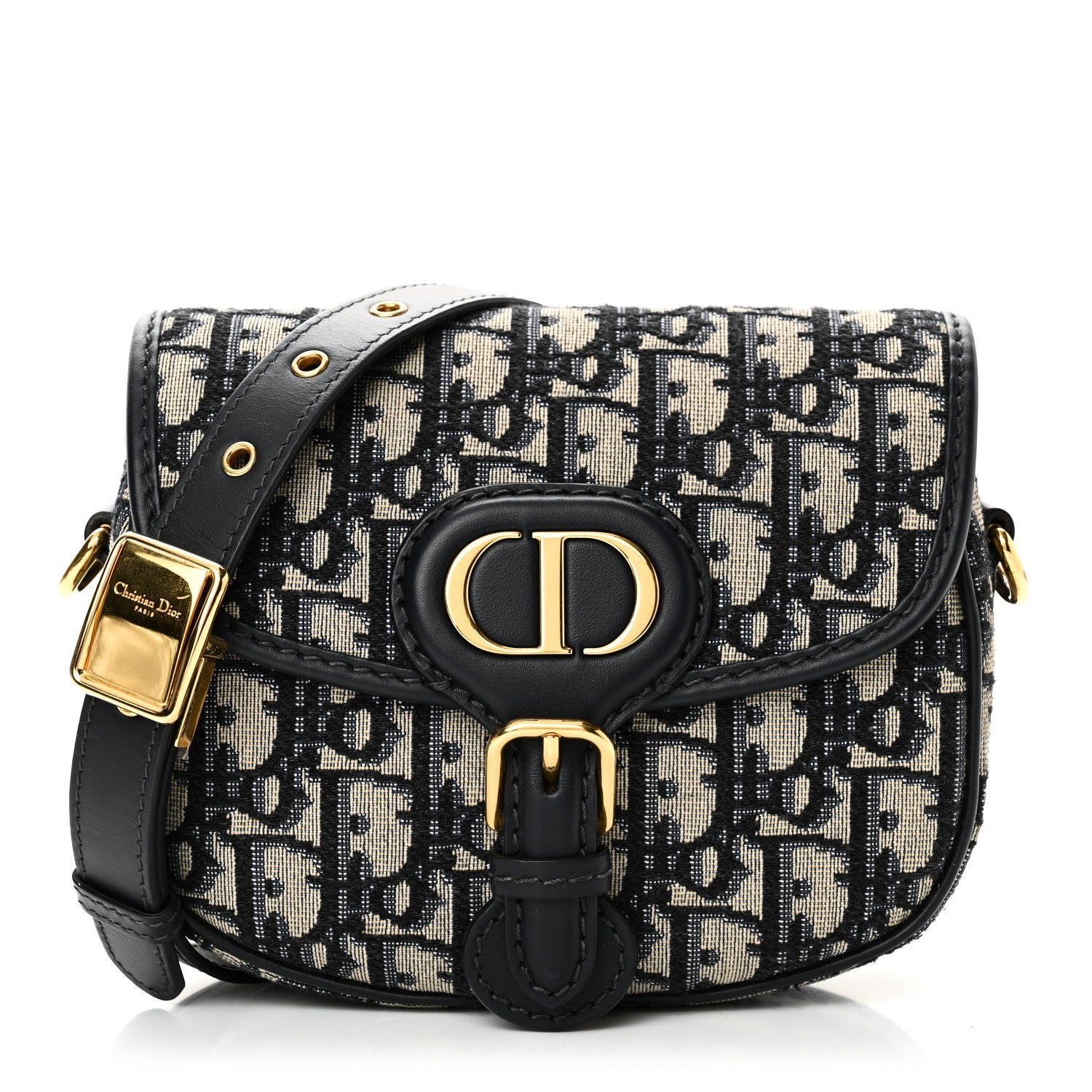 Dior Oblique Small Bobby Flap Blue