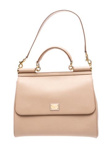 Leather Top Handle Bag