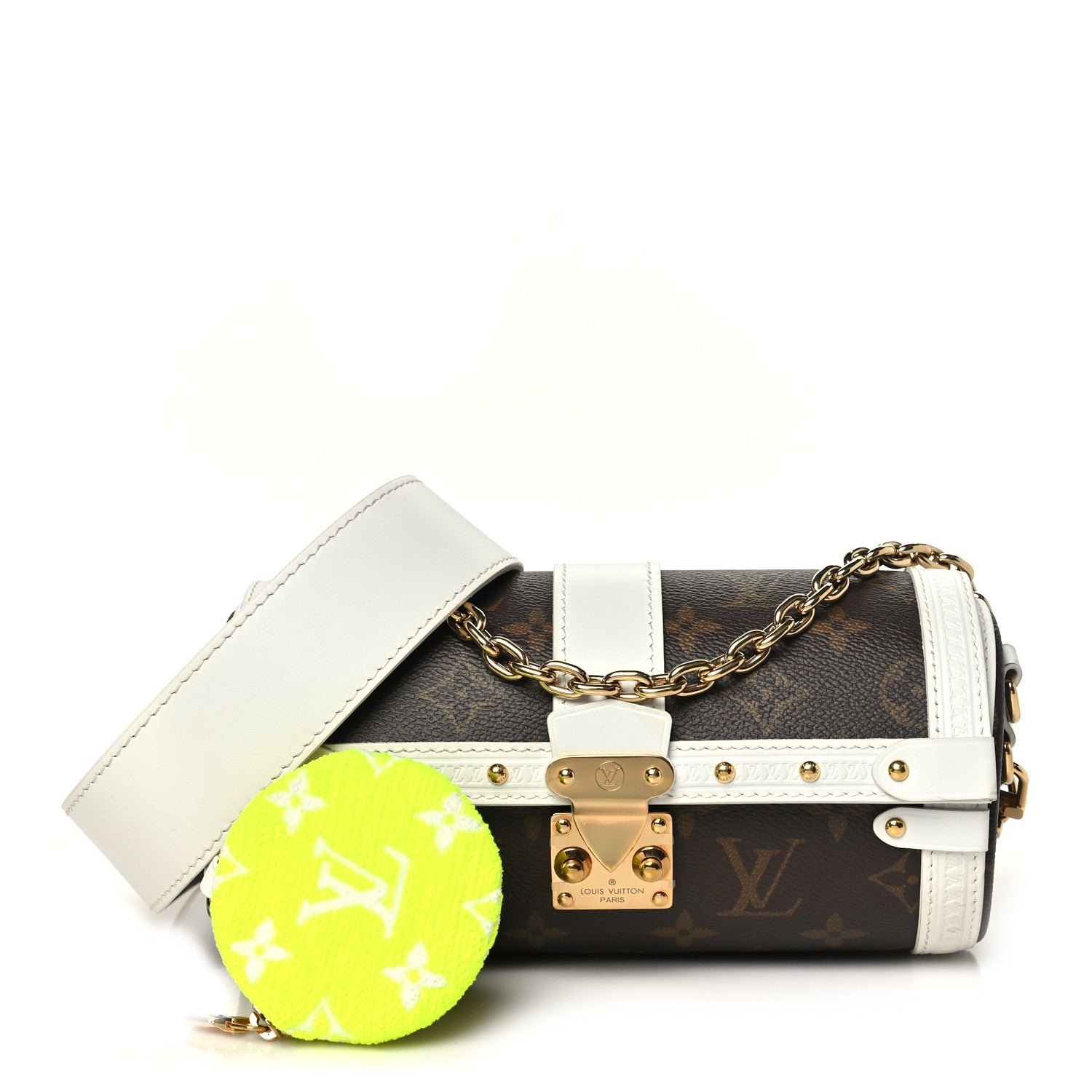 Louis Vuitton Monogram LV Match Papillon Trunk White