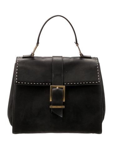 Celine Leather Top Handle Bag