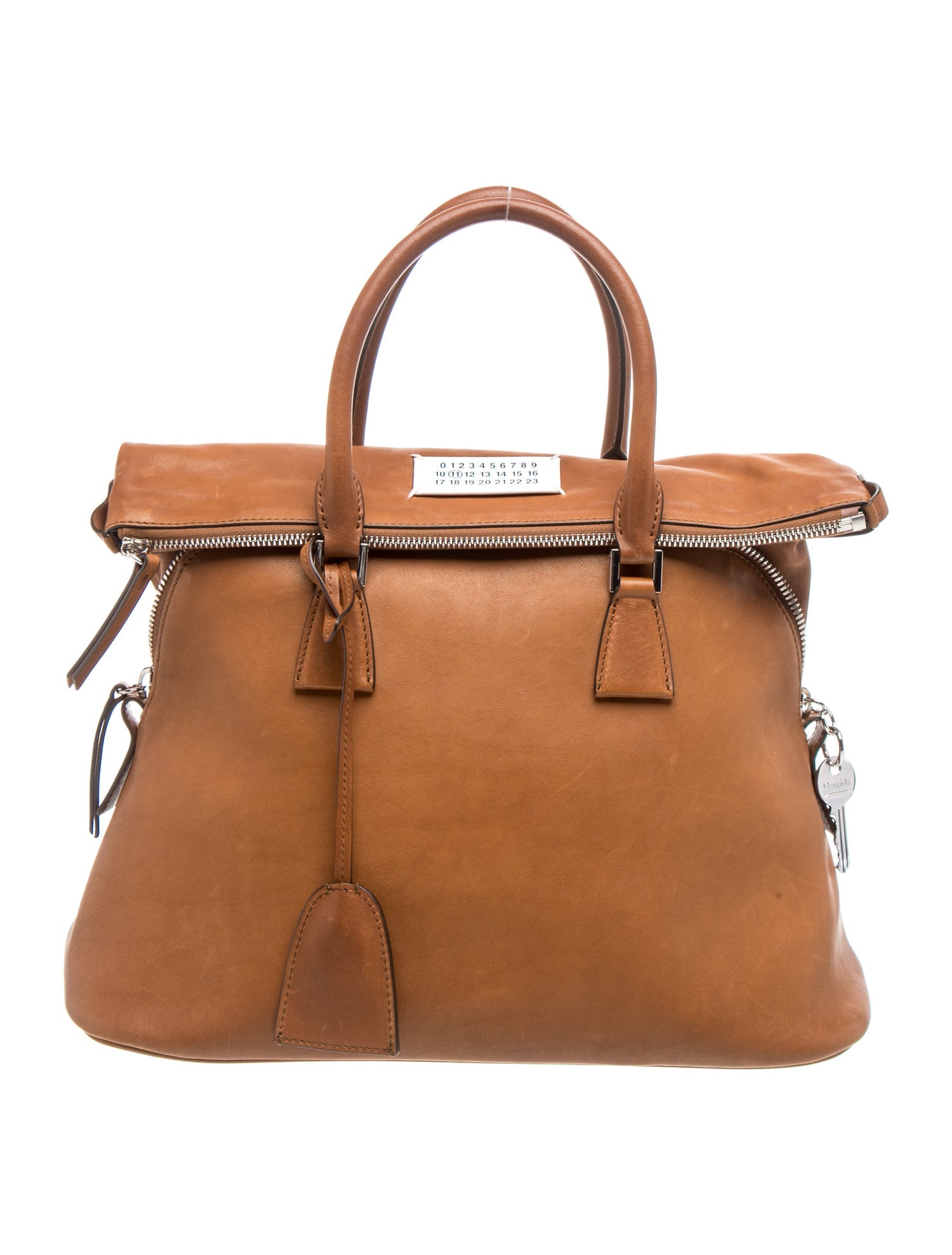 Leather Top Handle Bag