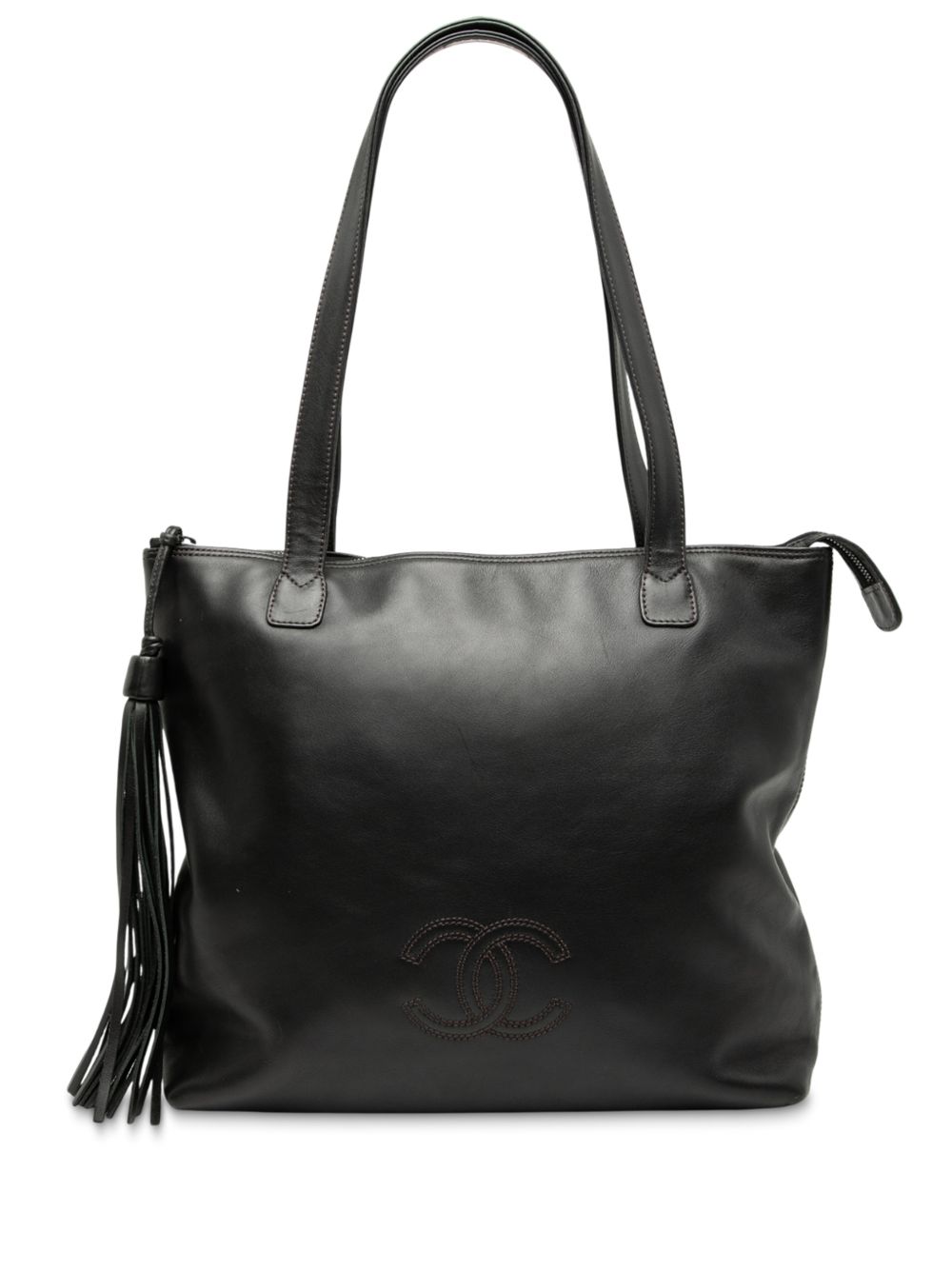 1997-1999 CC Lambskin Tassel tote bag