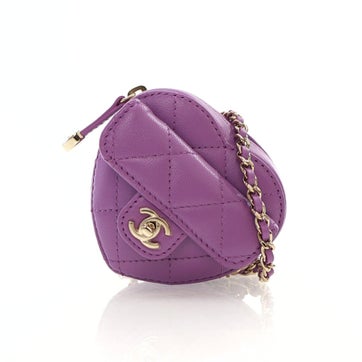 Chanel Interlocking CC CC In Love Heart Bag Mini