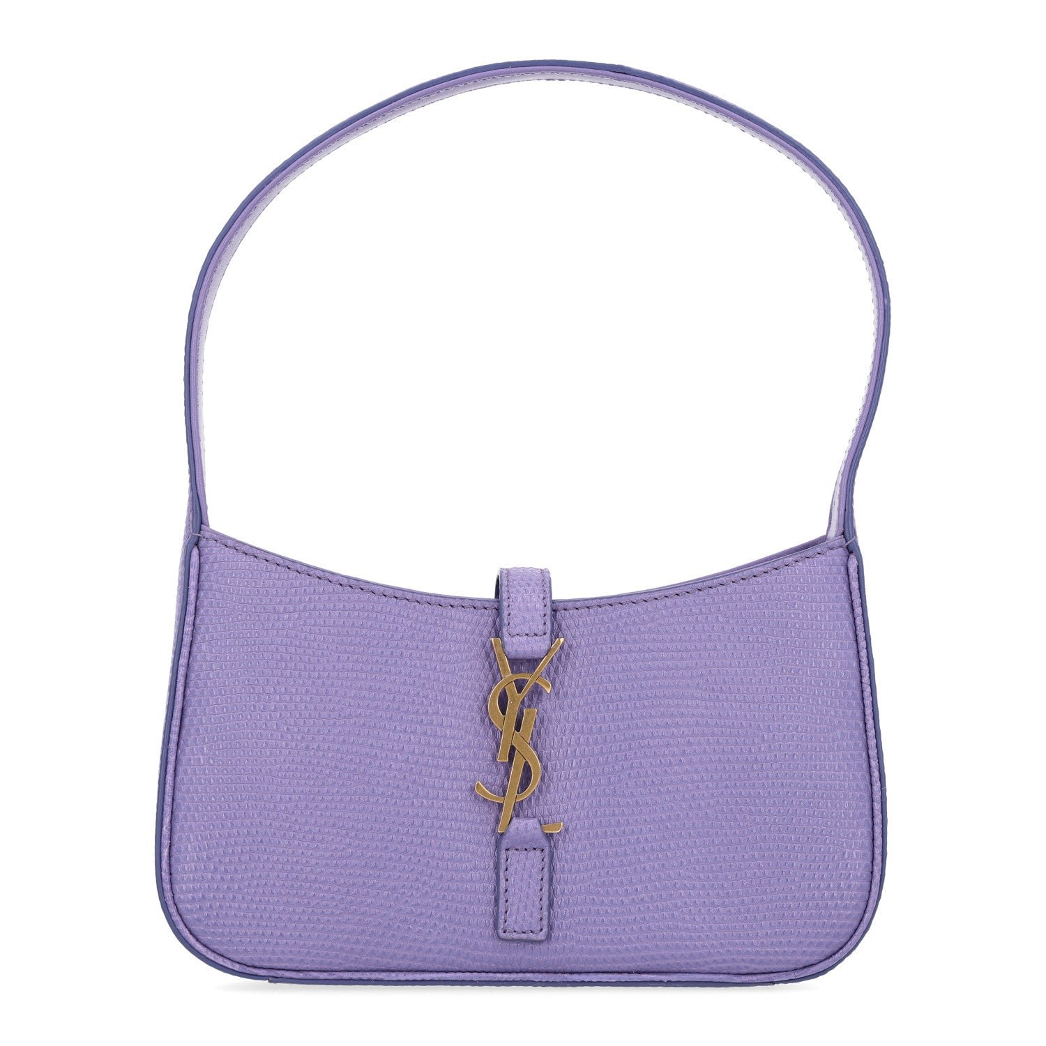 Saint Laurent Lizard Le 5 A 7 Mini Hobo Lilac
