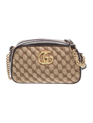 GG Canvas Marmont Small