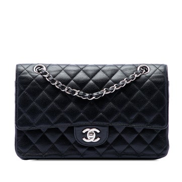 Calf Leather Medium Classic Caviar Double Flap