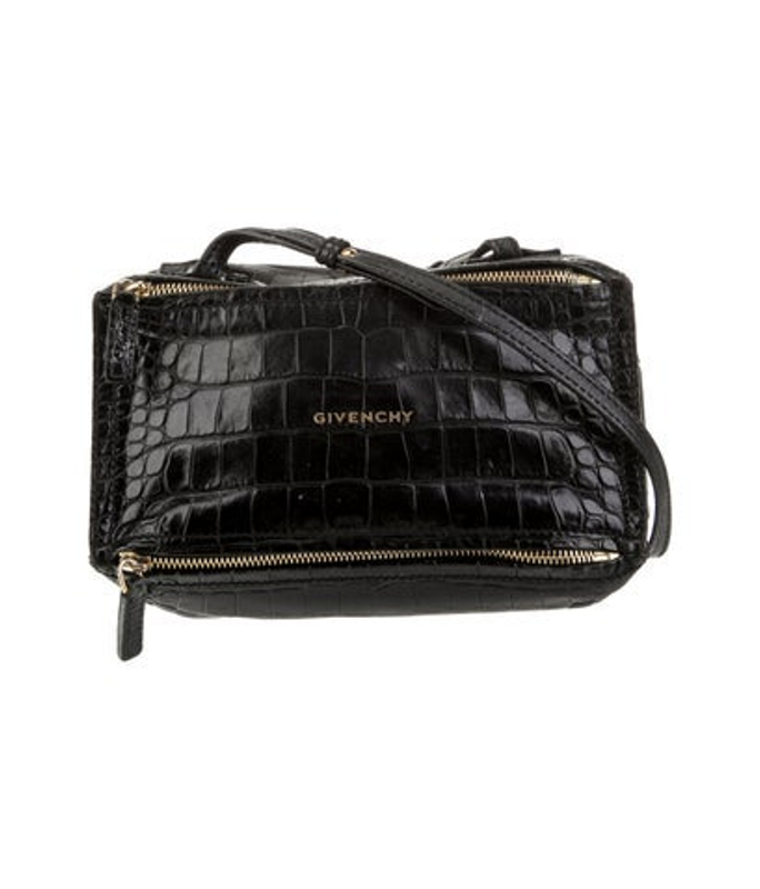 Givenchy Embossed Leather Shoulder Bag
