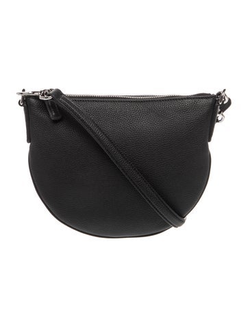 Leather Pebbled Calfskin Mini New B Bag Black
