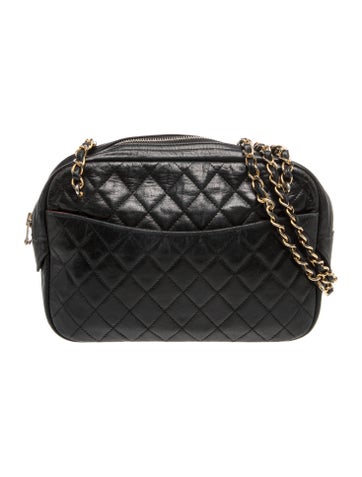 Quilted Chain Camera Bag