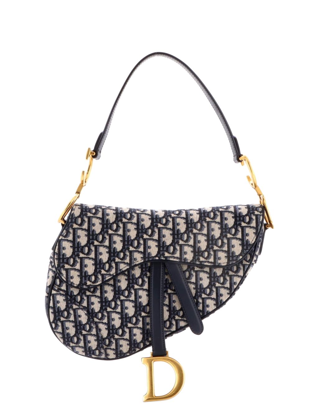 Dior Saddle Handbag Oblique Canvas Medium shoulder bag