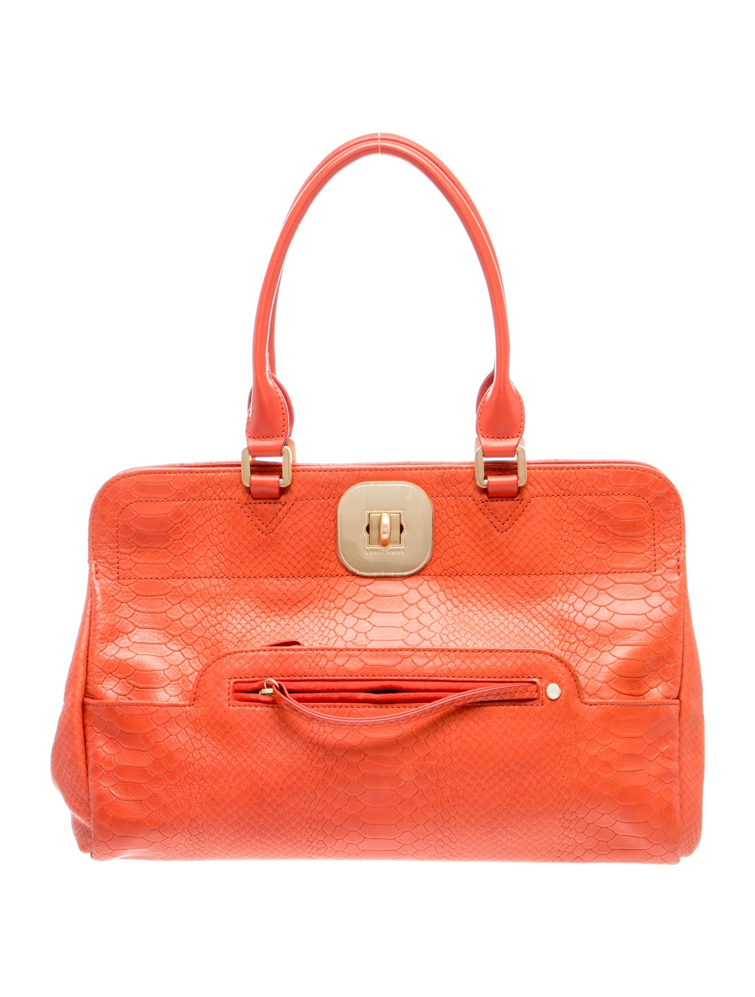 Leather Top Handle Bag