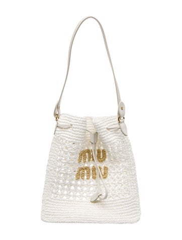 Raffia Bucket Bag w/ Tags