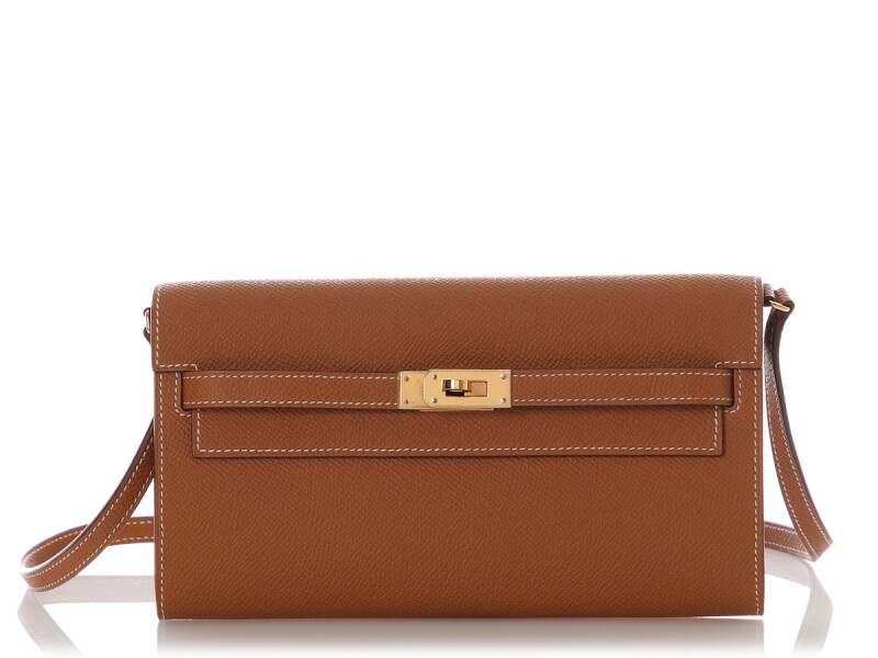 Hermes Gold Epsom Kelly-To-Go Wallet Gold Hardware, 2017