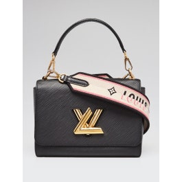 Louis Vuitton Louis Vuitton Black Epi Leather Twist MM Bag