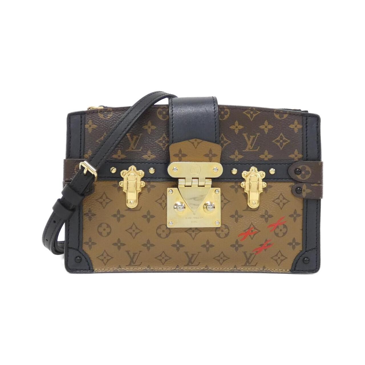 Louis Vuitton Monogram Reverse Trunk Clutch M43596 Shoulder Bag