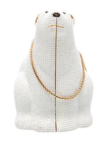 Judith Leiber Crystal Polar Bear