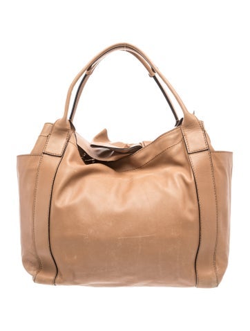 Leather Top Handle Bag