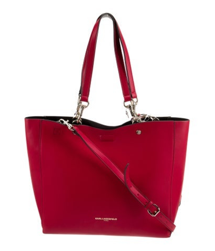 Karl Lagerfeld Lagerfeld Leather Bucket Bag