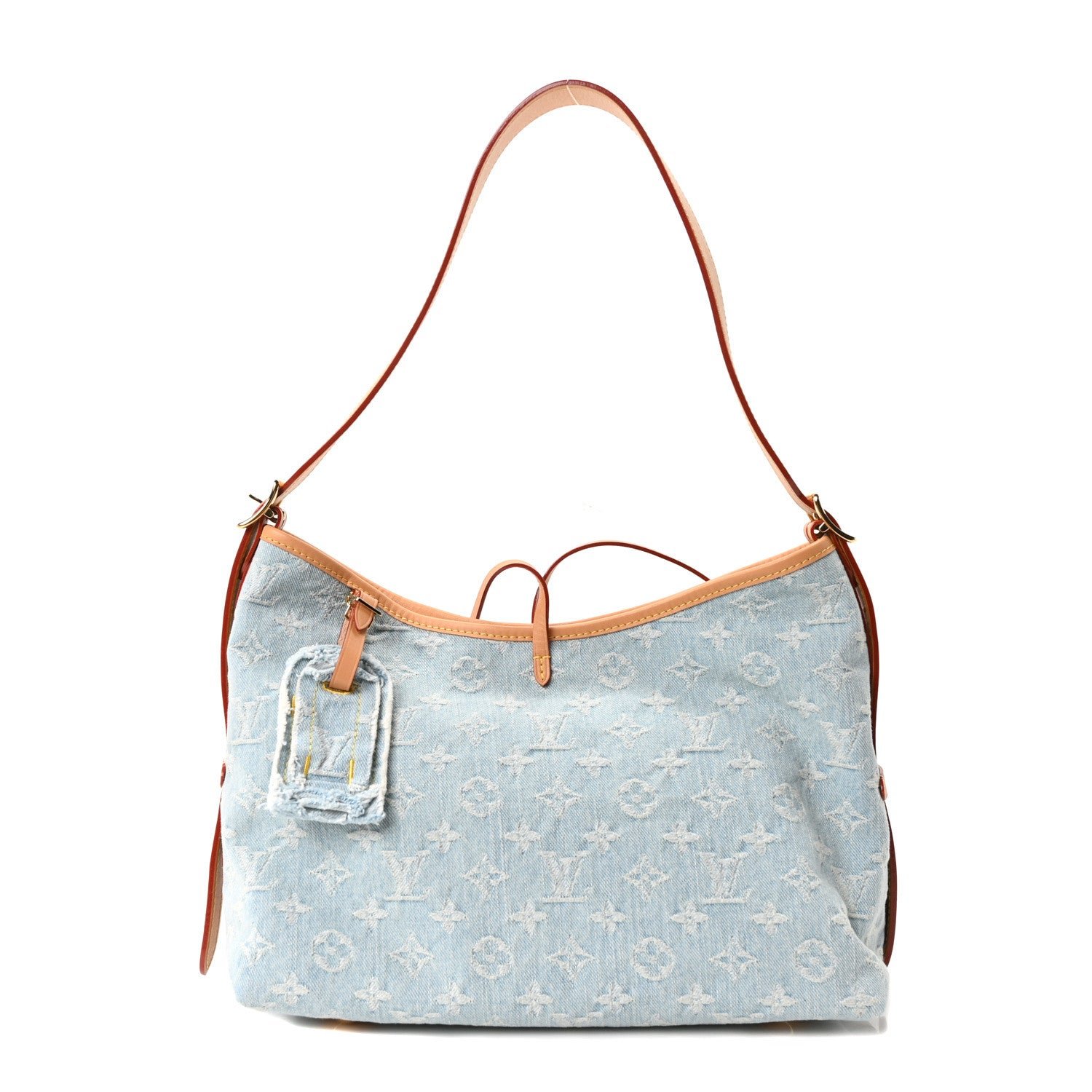 Louis Vuitton Monogram Denim CarryAll PM Sky Blue