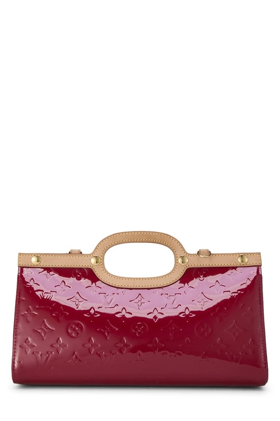 Red Monogram Vernis Roxbury
