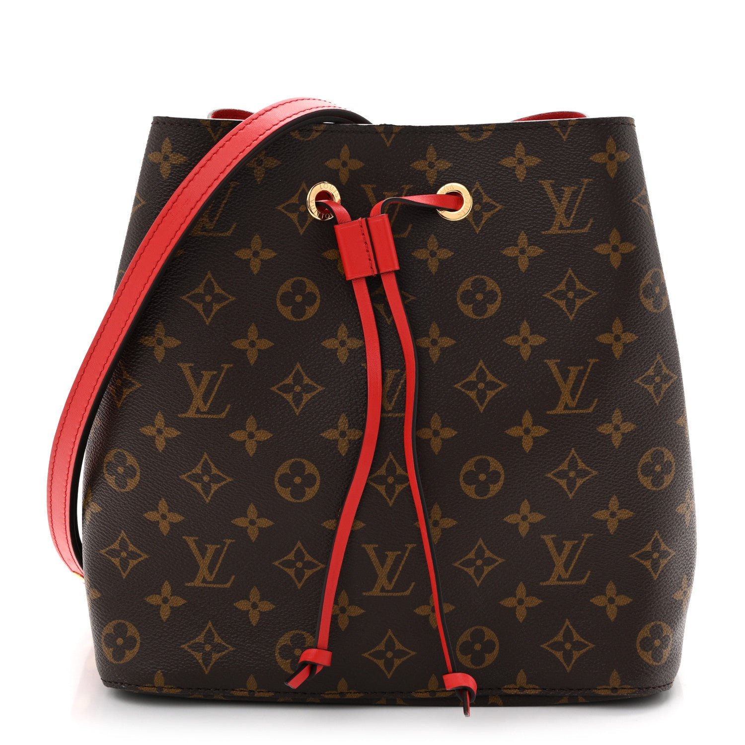 Louis Vuitton Louis Vuitton Monogram Neonoe MM Coquelicot