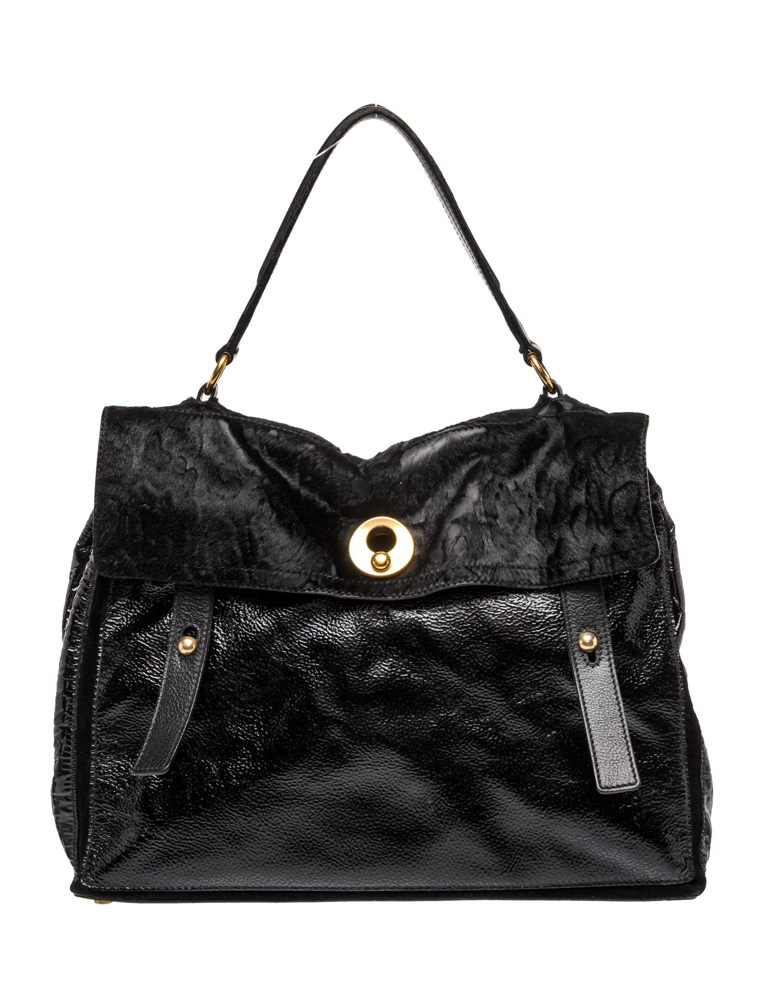 Patent Leather Saint Laurent Muse Two Large