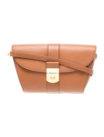 Leather The Crest Lock Small