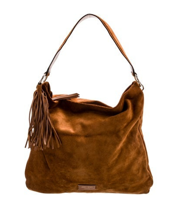 Jimmy Choo Choo Suede Shoulder Bag