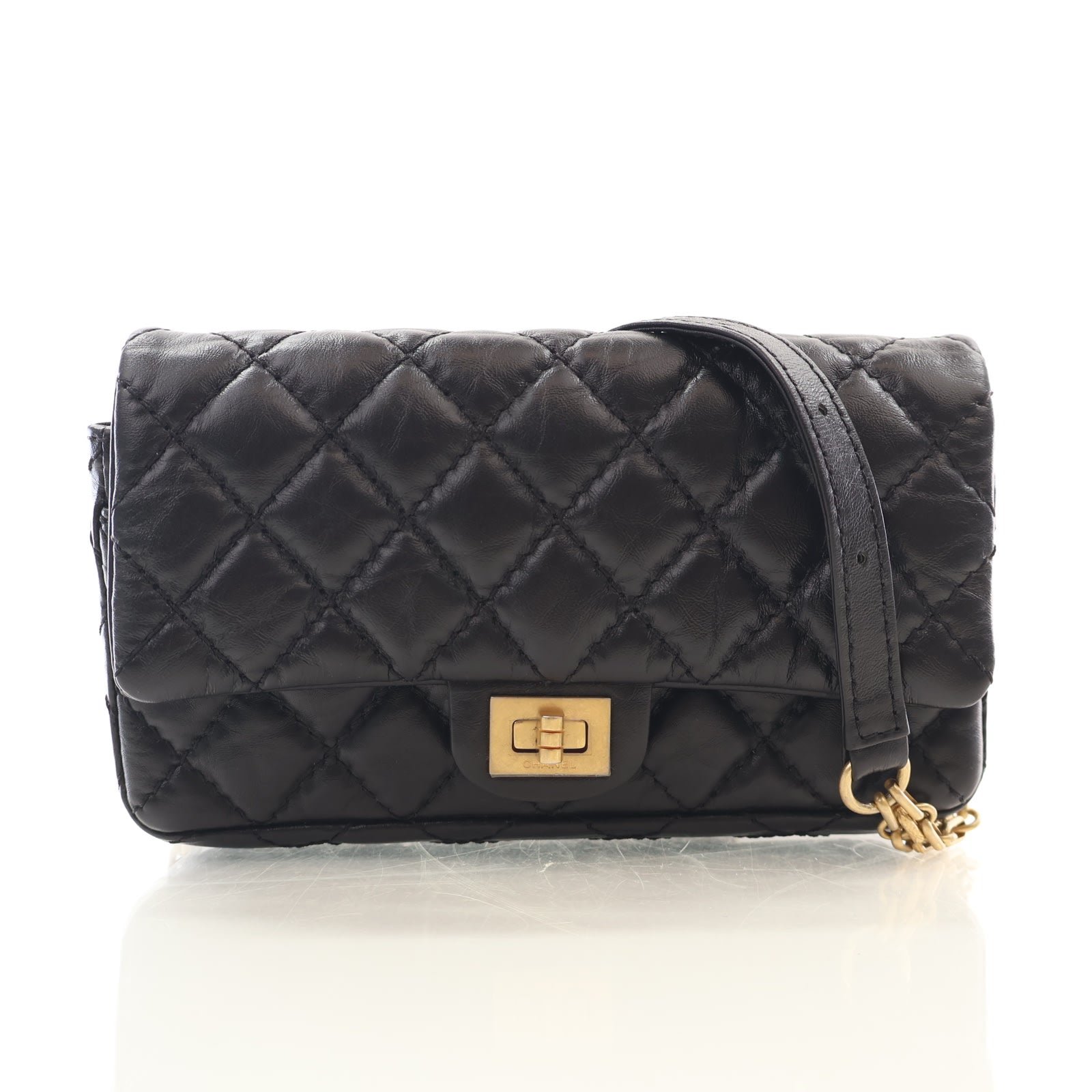 Chanel Aged Calfskin Reissue 2.55 Belt Bag