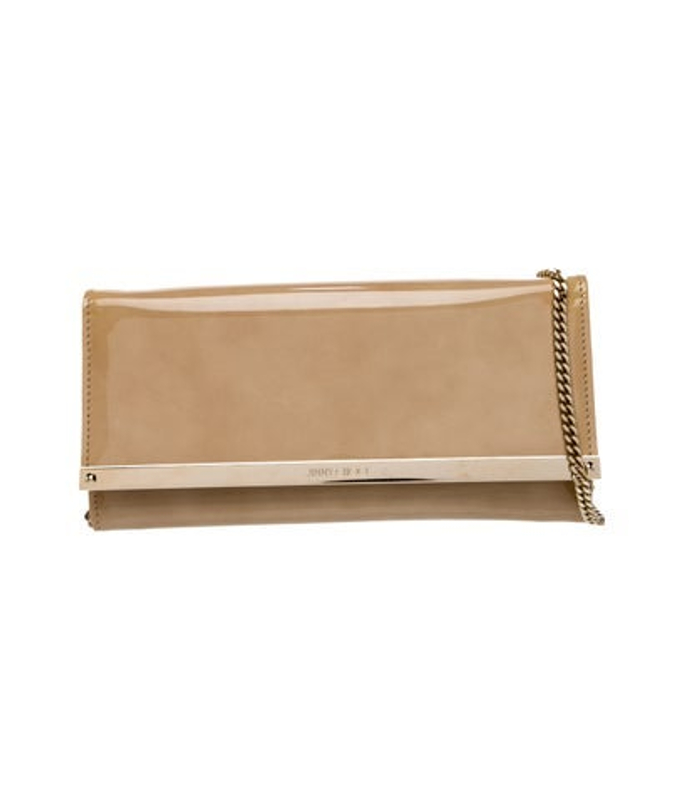 Jimmy Choo Choo Patent Leather Clutch