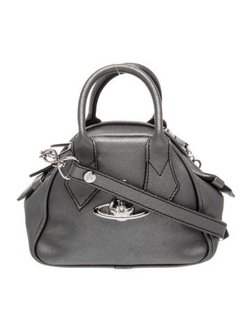 Vivienne Westwood Saffiano Leather Top Handle Bag