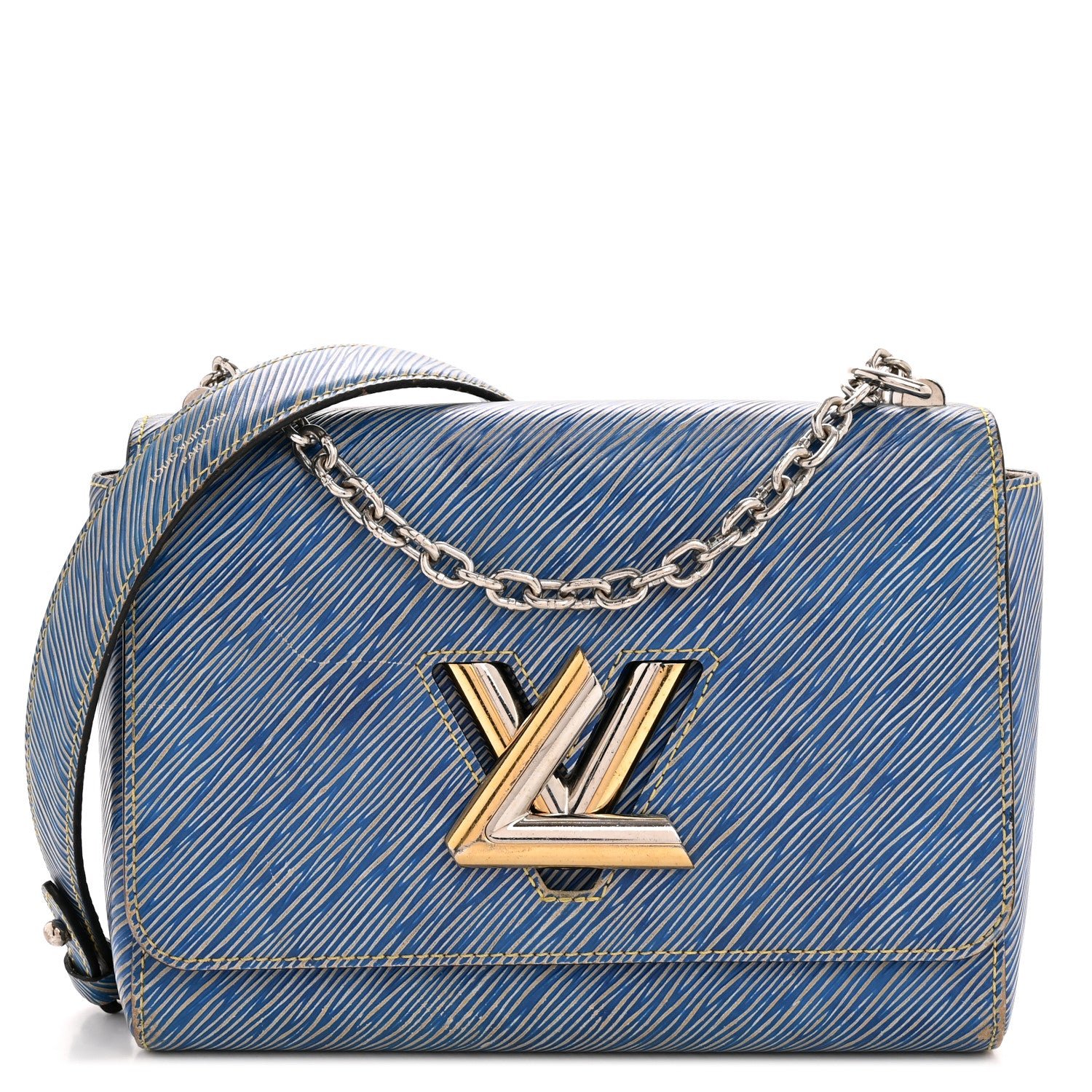 Louis Vuitton Louis Vuitton Epi Twist Shoulder Bag MM Denim Light