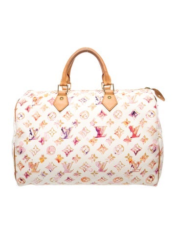 Aquarelle Monogram Speedy 30