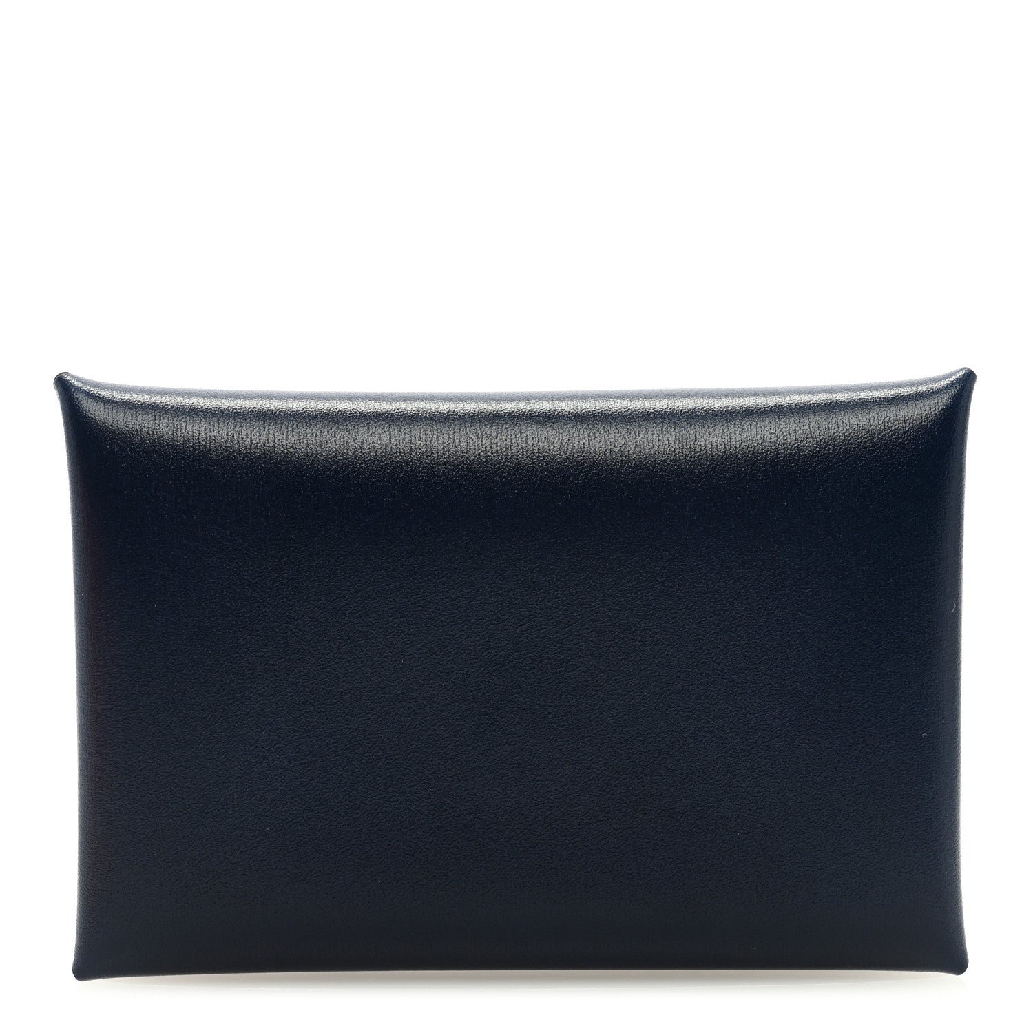 Hermes Box Calvi Card Case Bleu Abysse