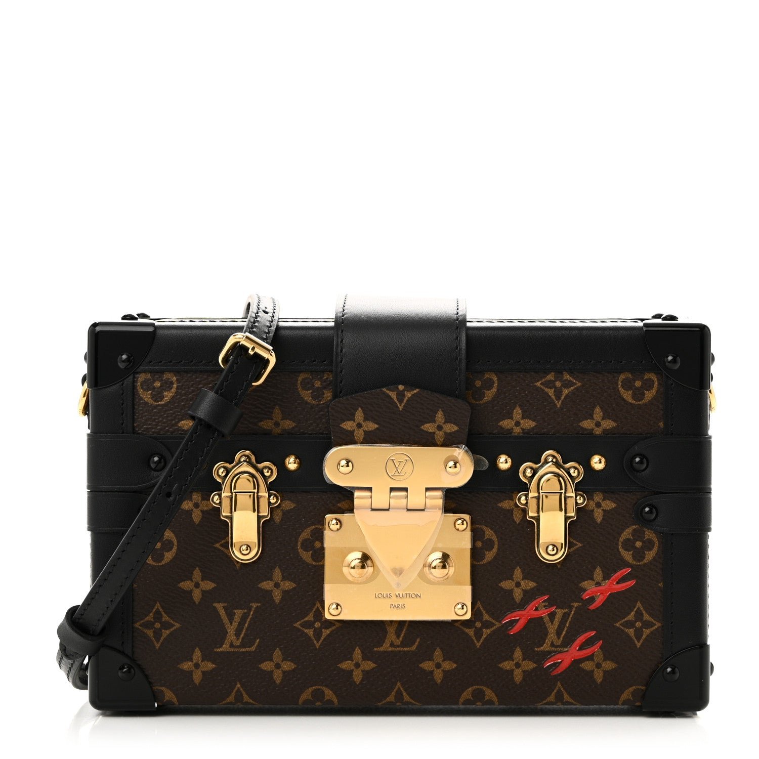 Louis Vuitton Monogram Petite Malle Black
