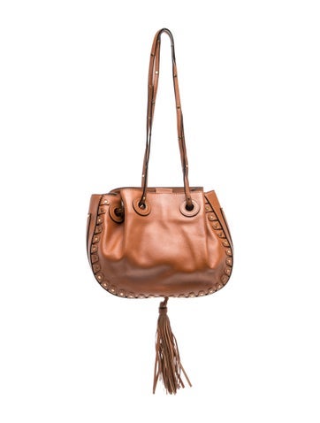 Chloe Suede Inez Shoulder Bag