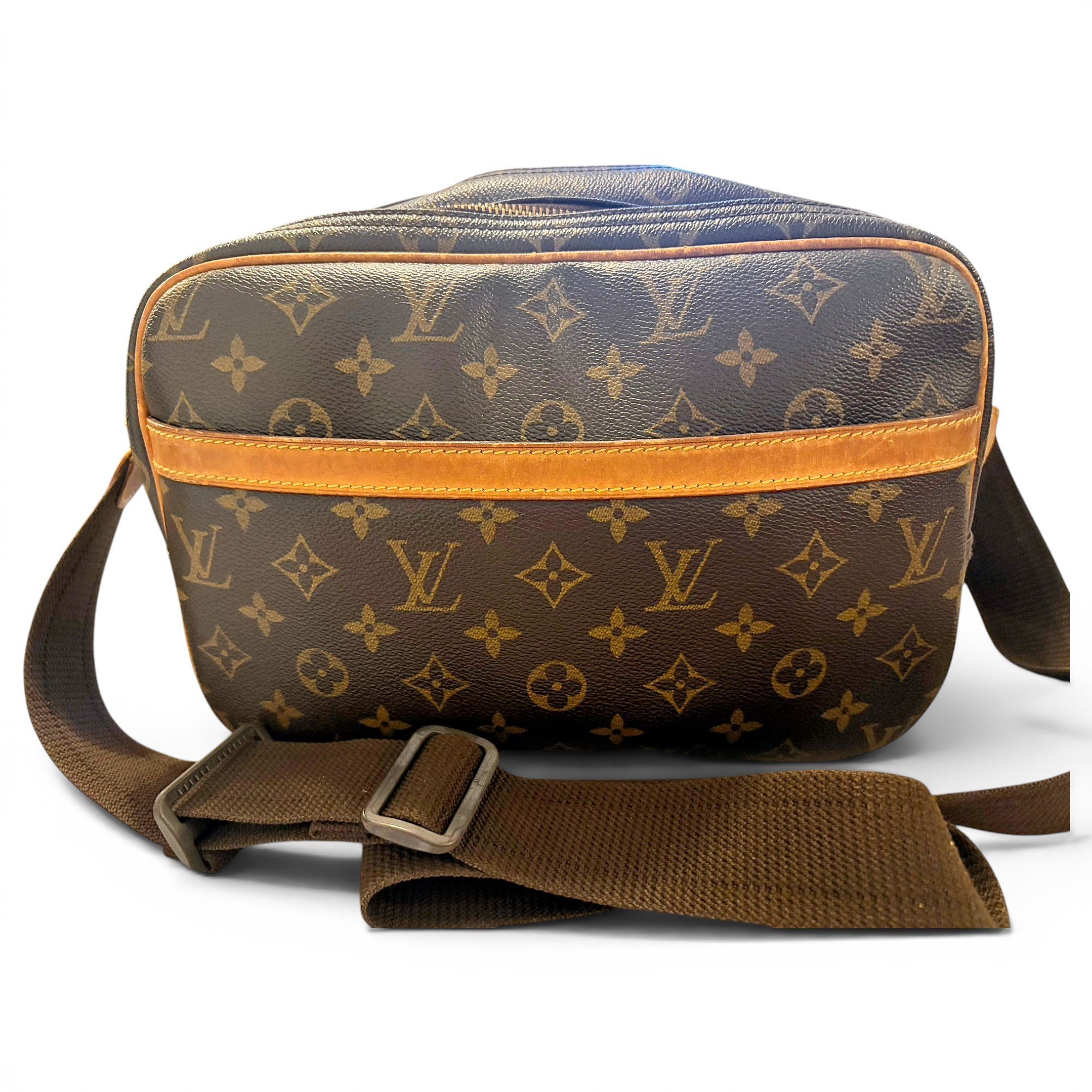 Reporter leather crossbody bag
