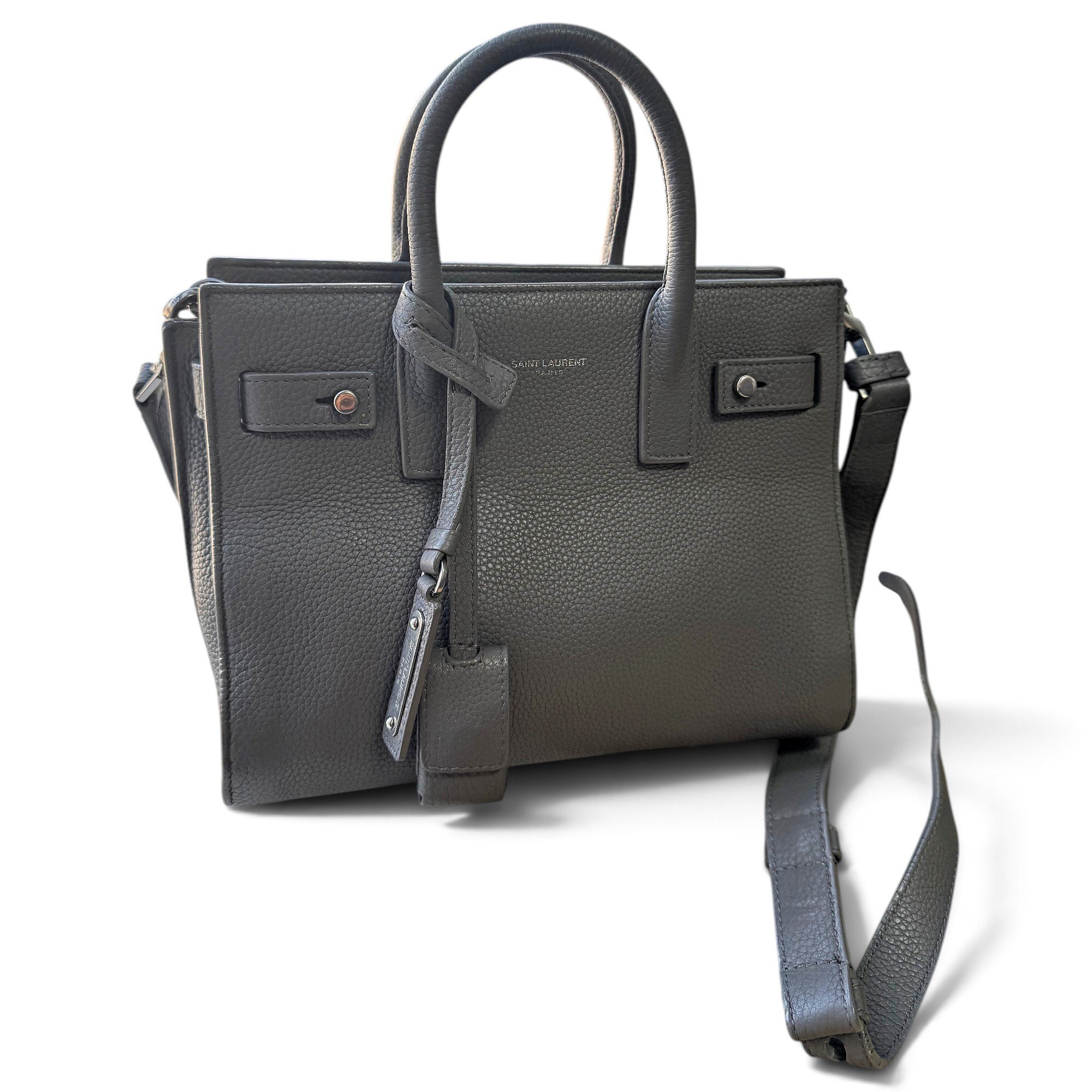 Sac de Jour patent leather tote