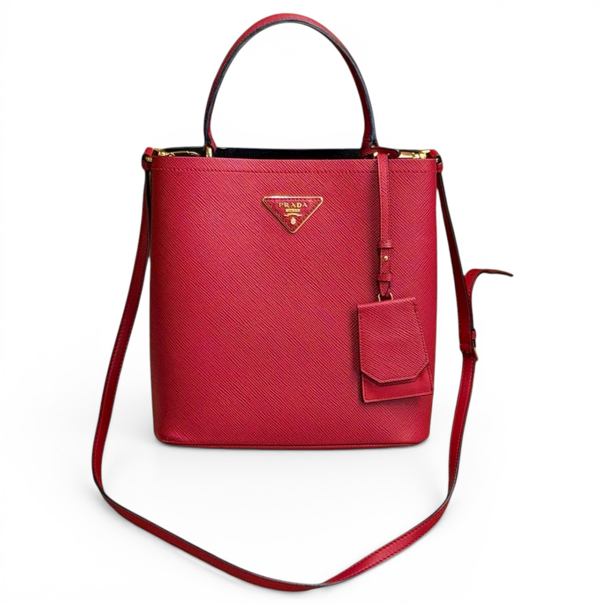 Panier leather handbag