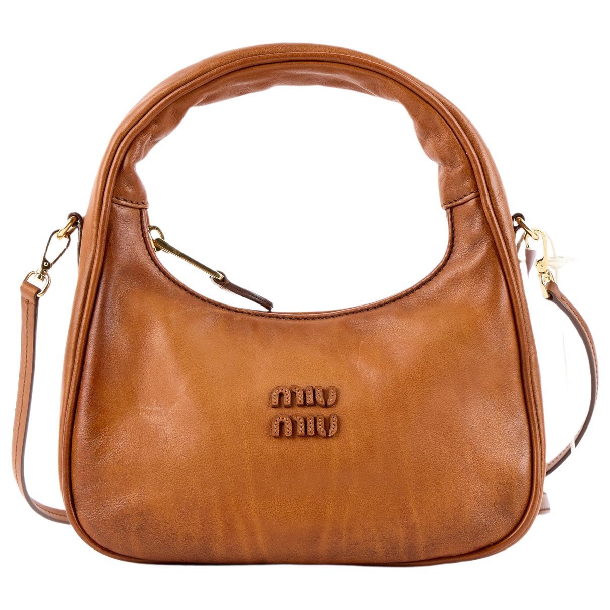 Miu Wander leather handbag