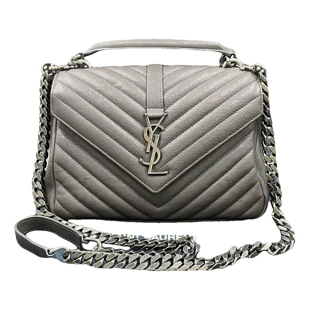 Collége monogramme leather handbag