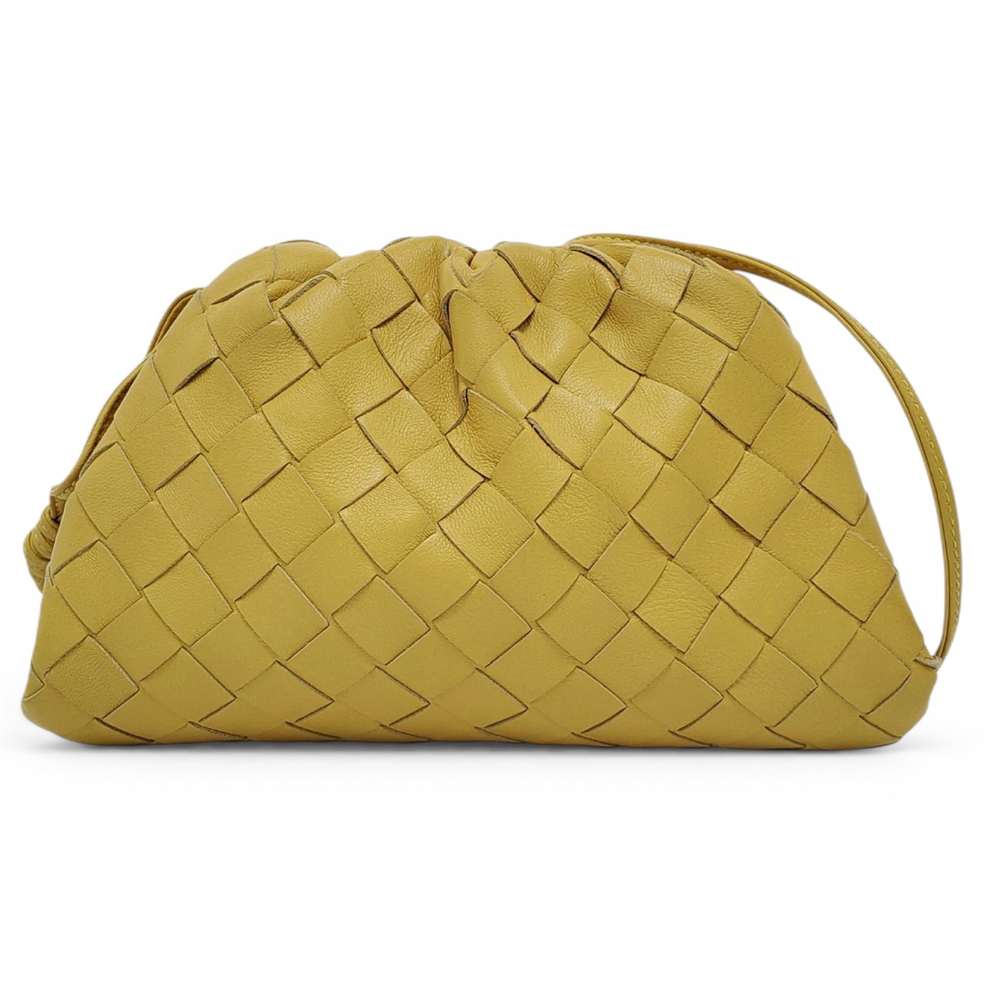 Pouch leather handbag
