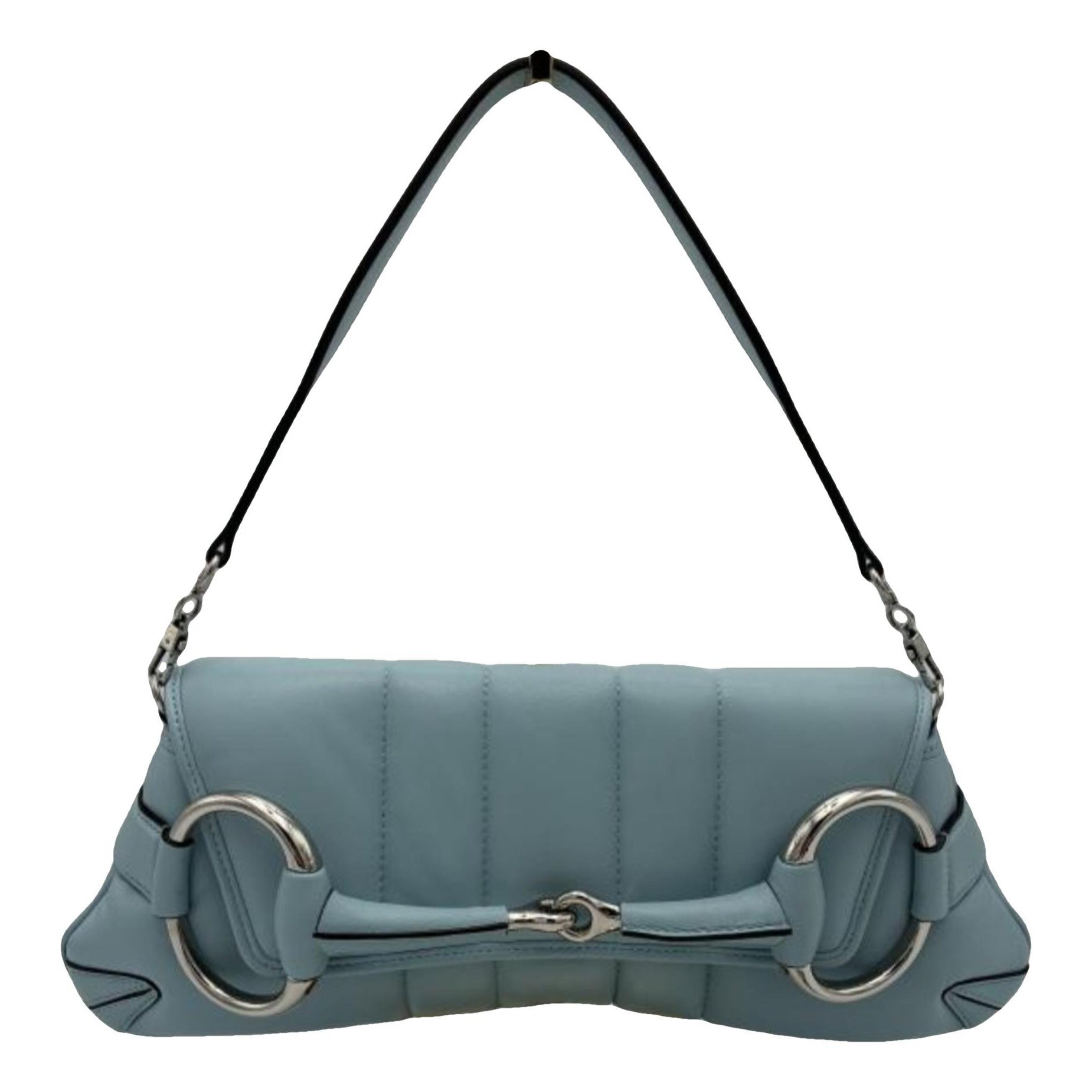 Horsebit Chain leather handbag