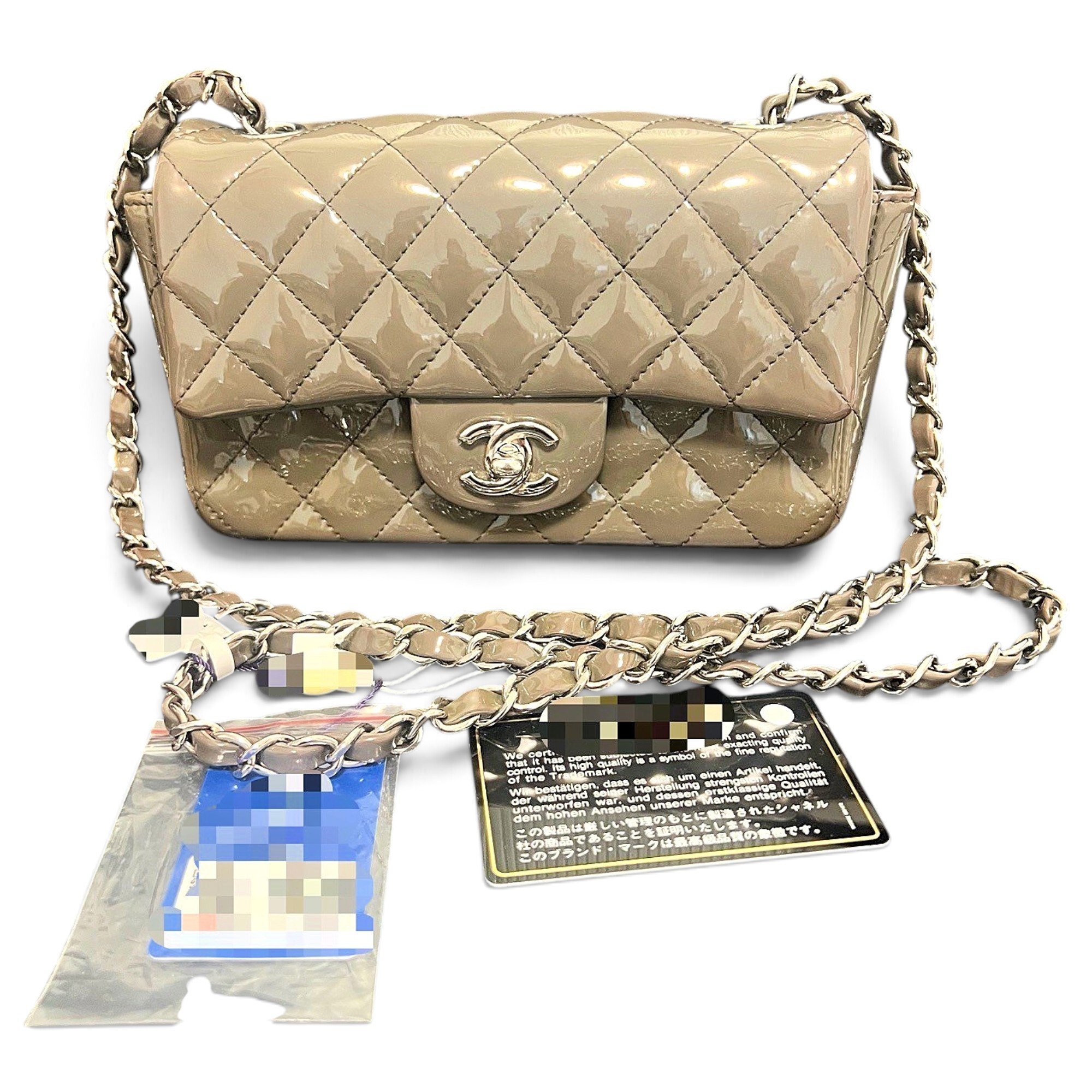 Timeless/Classique patent leather handbag