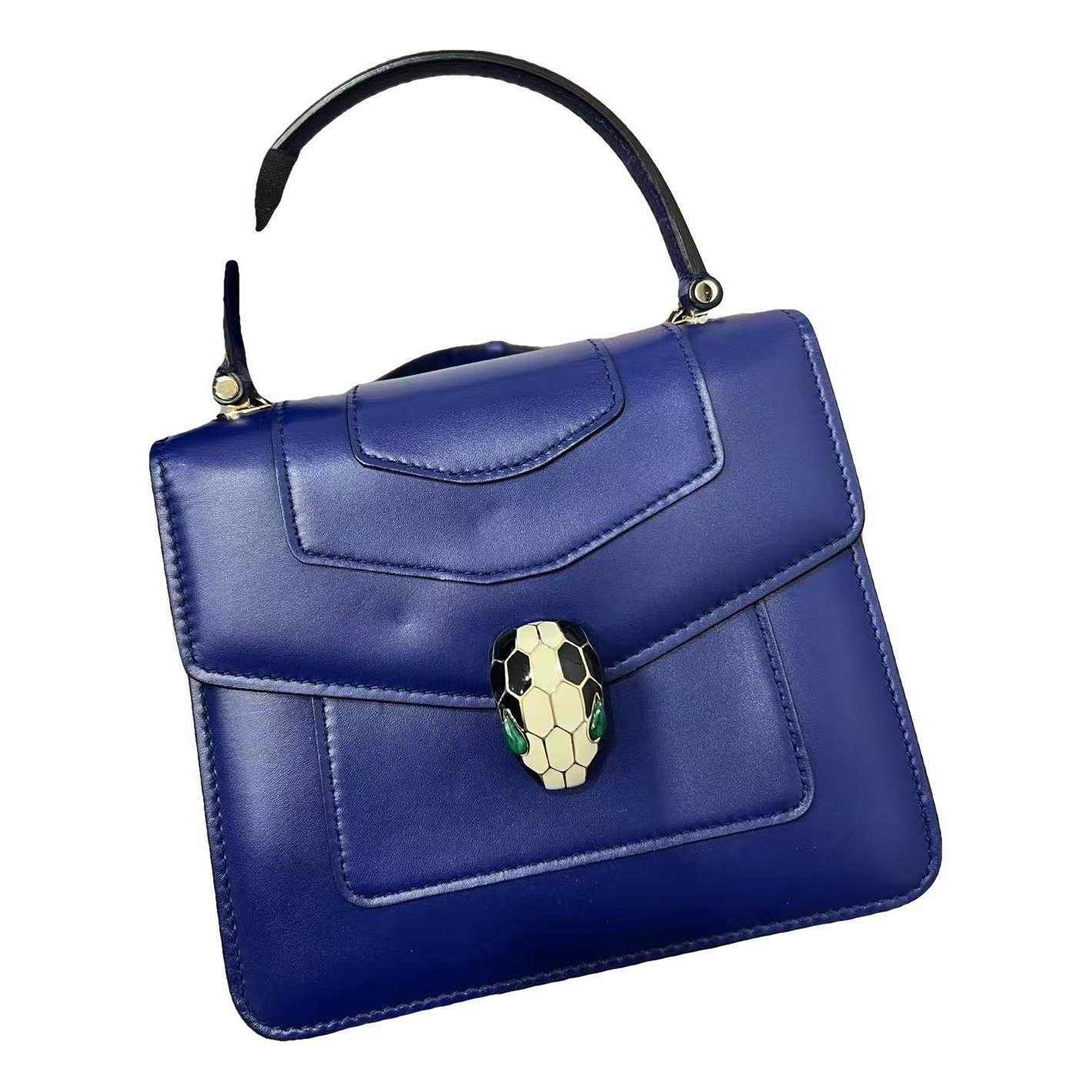 Serpenti leather handbag