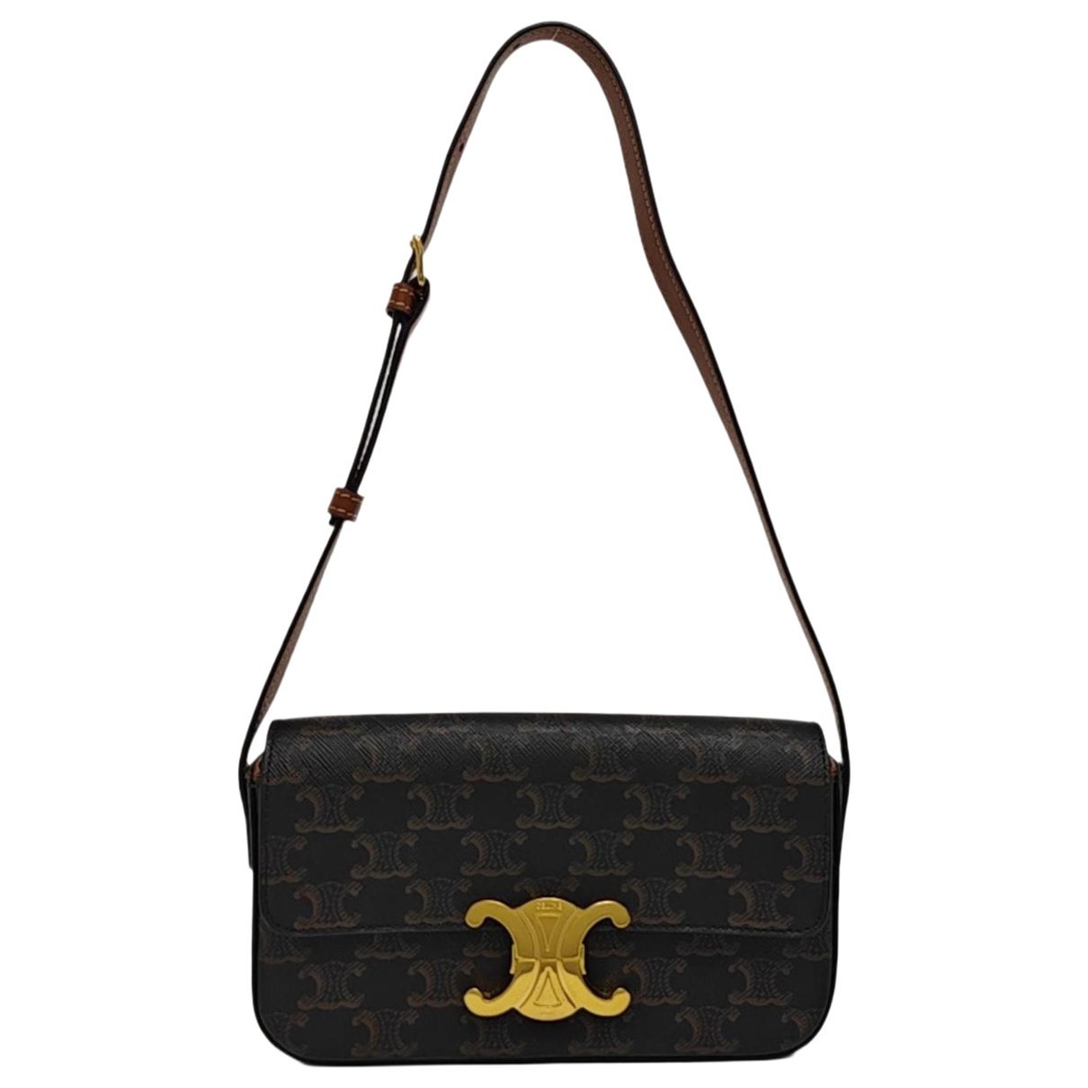 Triomphe leather handbag