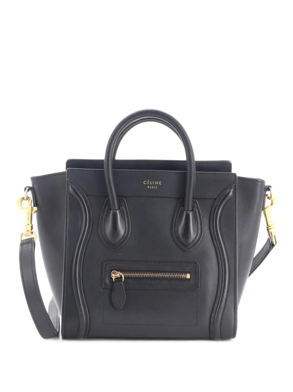 Luggage Bag Smooth Leather Nano crossbody bag