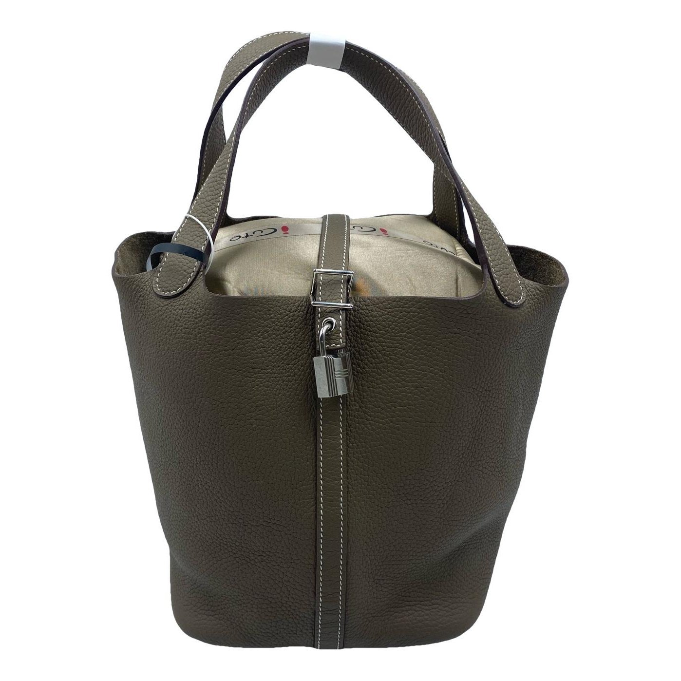 Picotin leather handbag