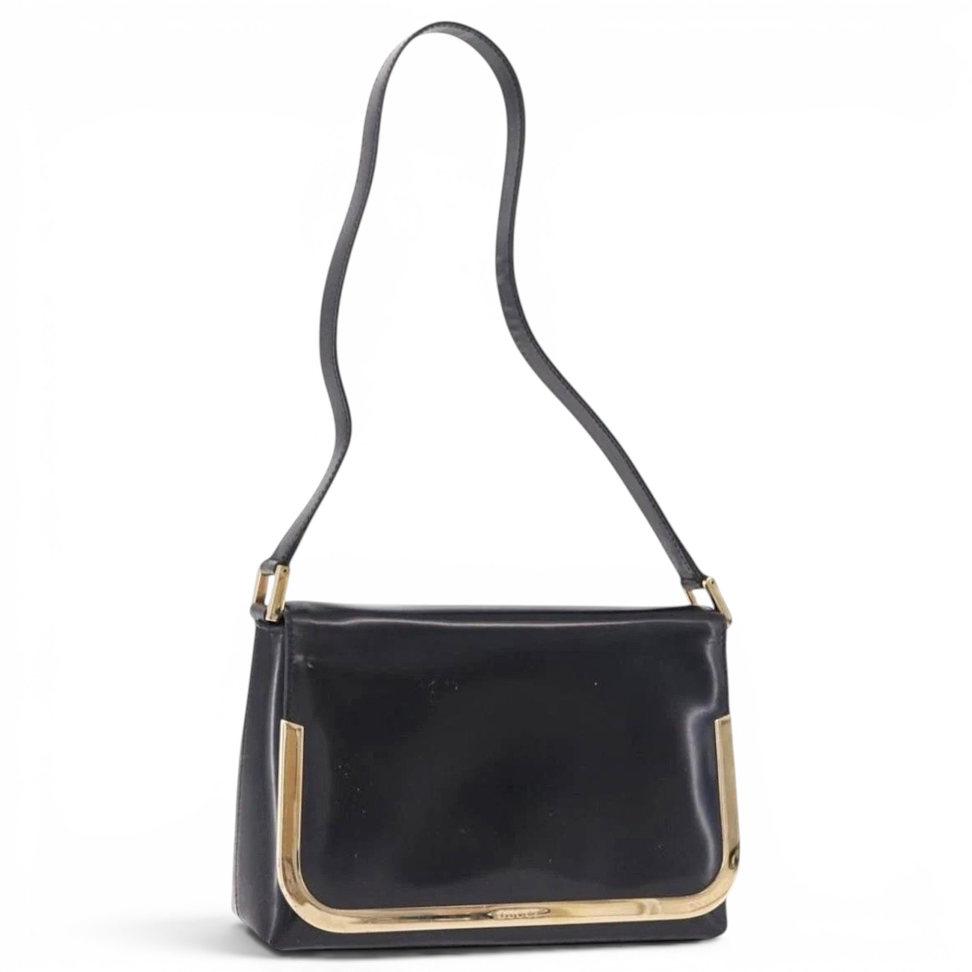 Patent leather handbag